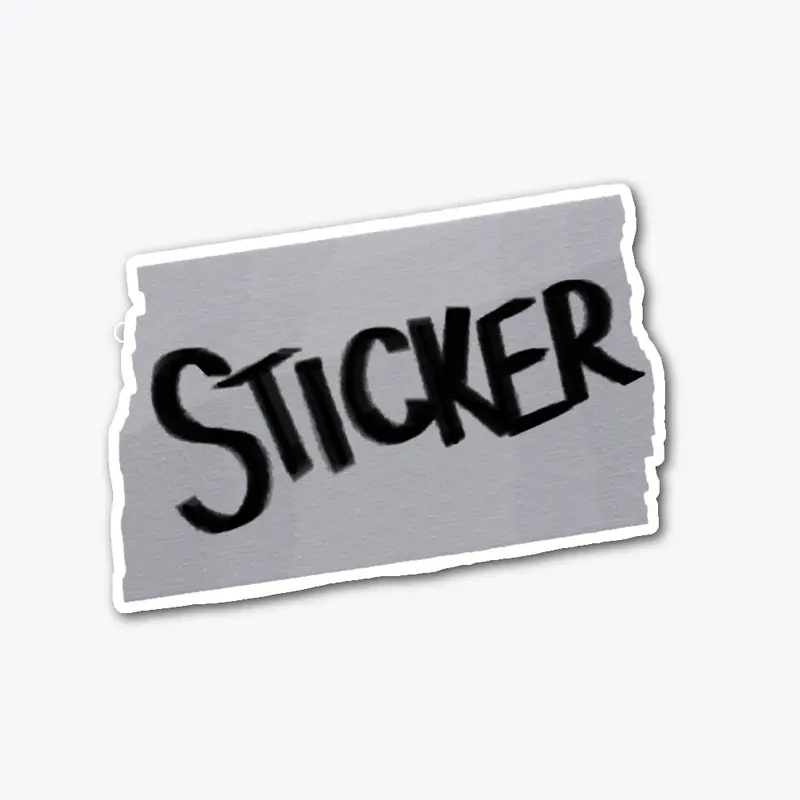 Duct Tape Sticker