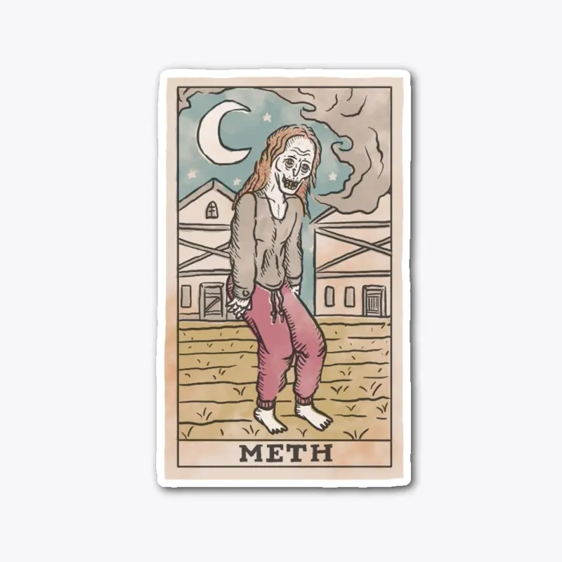 Meth Tarot Card